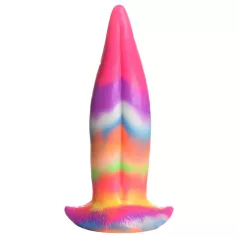 Creature Cocks dildo ar mēli, spīdošs silikons, 21 cm