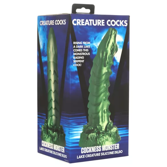 Creature Cocks Cockness Monster - dildo no silikona zaļš