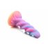 Creature Cocks Mēness Jātnieks - spīdošs vienradzis dildo (violets-rozā)