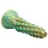 Radījuma Dzimumloceklis Stegozaurs - silikona dildo - 20cm (zaļš)