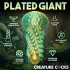 Creature Cocks Stegosaurus - silikona dildo 20cm zaļš