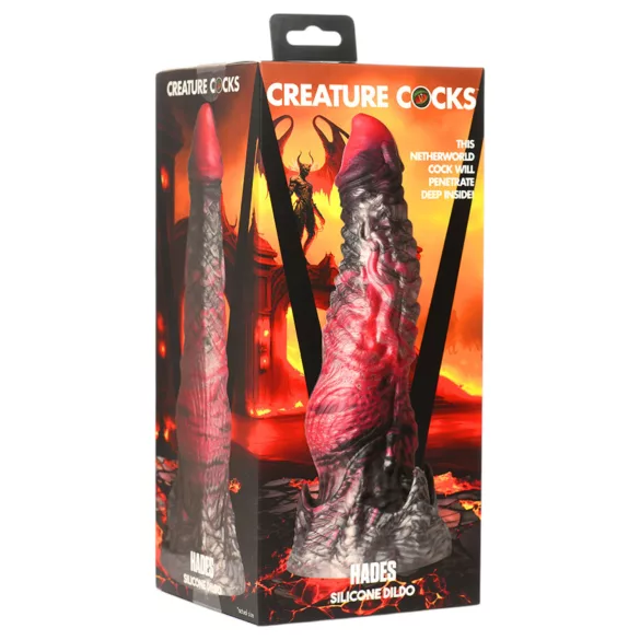 Creature Cocks Hades - silikona dildo vidējs krāsains
