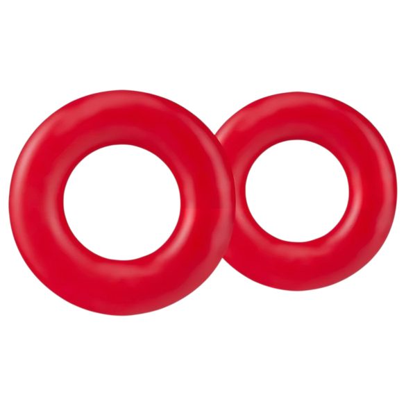 Stay Hard - erekcijas gredzenu komplekts sarkans