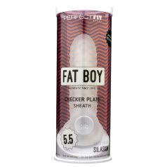 Fat Boy Checker Box - dzimumlocekļa uzmava 15 cm balta