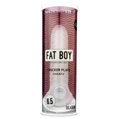 Fat Boy Checker Box - dzimumlocekļa uzmava 17 cm balta