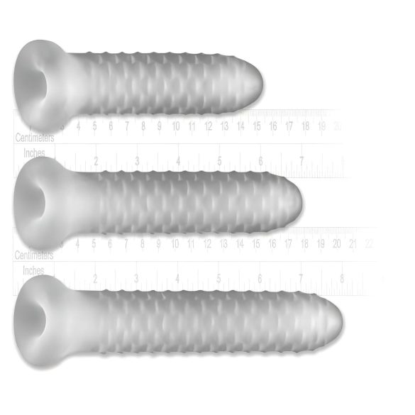 Fat Boy Checker Box - dzimumlocekļa uzmava 17 cm balta