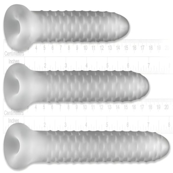 Fat Boy Checker Box - dzimumlocekļa uzmava 19cm balta