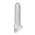 Fat Boy Mikro Rievots - balts dzimumlocekļa apvalks (17 cm)