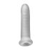 Fat Boy Mikro Rievots - balts dzimumlocekļa apvalks (17 cm)