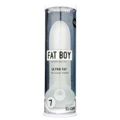   Perfect Fit - Fat Boy Original Ultra Fat - dzimumlocekļa uzmava (19 cm, balta)