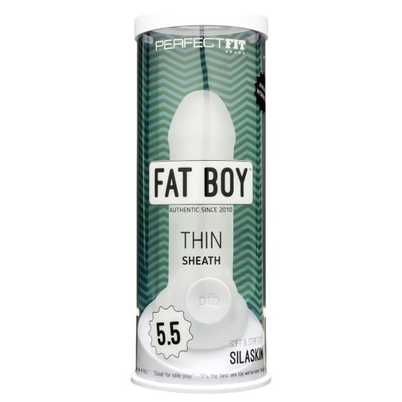 Fat Boy Thin - dzimumlocekļa uzmava 15 cm balta