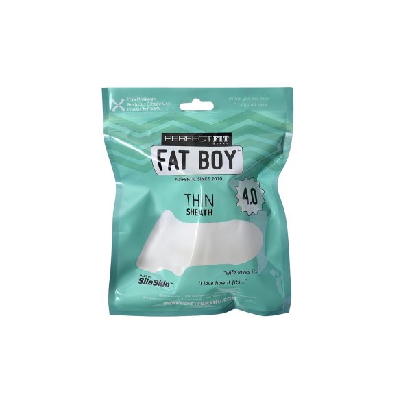 Fat Boy Thin - dzimumlocekļa uzmava 10 cm balta