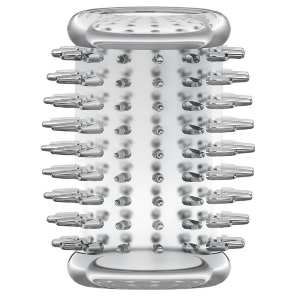 Stay Hard - dzeloņainais dzimumlocekļa uzmava caurspīdīgs