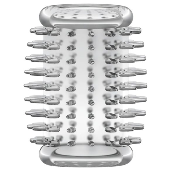 Stay Hard - dzeloņainais dzimumlocekļa uzmava caurspīdīgs