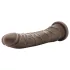 Dr. Skin reālistisks dildo ar stiprinājumu brūns 20,5cm
