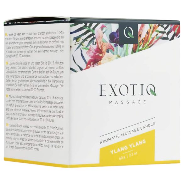 Exotiq - masāžas svece ar ylang ylang aromātu 60g