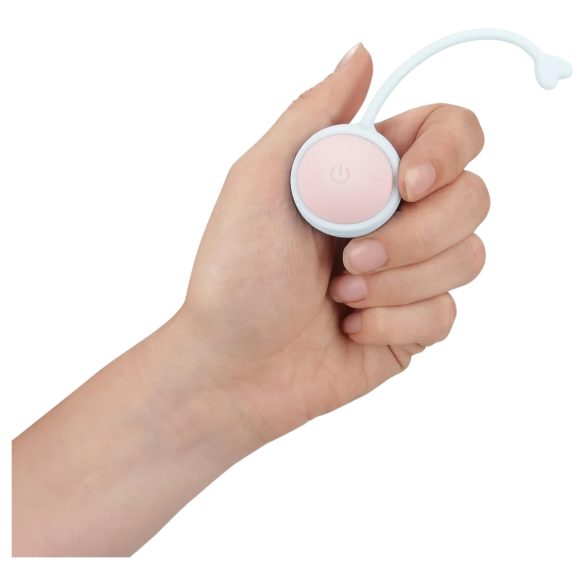 Loveline - vibrējošo geiša bumbiņu komplekts maināms zilā krāsā