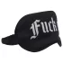 Ouch! - satīna acu maska ar uzrakstu “Fuck Off” (melna)