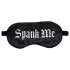 Ouch! - satīna acu maska ar uzrakstu “Spank Me” (melna)