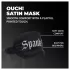 Ouch! - satīna acu maska ar uzrakstu “Spank Me” (melna)