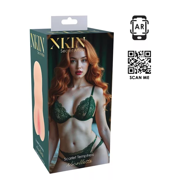 XKIN Temtress Nicolette - dzīvam ķermenim līdzīgs mākslīgais vaginālais masturbators (dabisks)