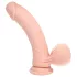 RealRock - dubultas blīvuma reālistisks vibrators (ķermeņa krāsas) - 18 cm