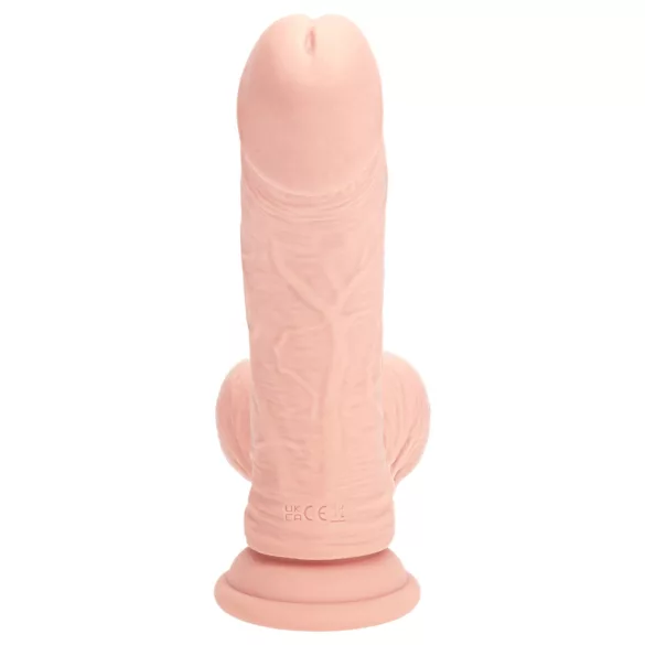 RealRock - dubultas blīvuma reālistisks vibrators (ķermeņa krāsas) - 18 cm