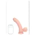 RealRock - dubultas blīvuma realistisks vibrators (ķermeņa krāsas) - 20 cm