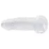 RealRock - dzīvībai līdzīgs dildo ar piesūcekni (caurspīdīgs) - 12,7 cm