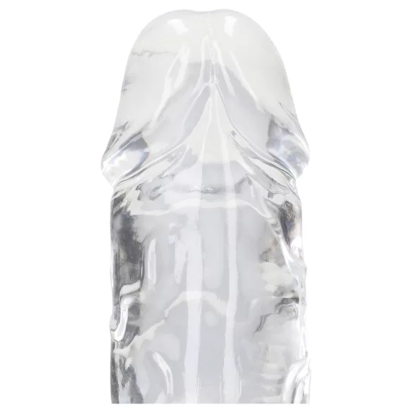 RealRock - dzīvībai līdzīgs dildo ar piesūcekni (caurspīdīgs) - 12,7 cm