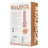 RealRock - vibrators ar piesūcekni naturāls 18cm