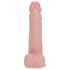 REALROCK griežamais vibrators - dabisks (20,5cm)
