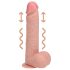 RealRock - piesūcekņa vibrators lökējošs dabīgs 20,5cm