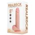 REALROCK - dabīgs piesūcekņa vibrators (20,5 cm)