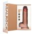 RealRock - piesūcekņa vibrators lökējošs dabīgs 20,5cm