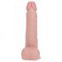 RealRock - piesūcekņa vibrators lökējošs dabīgs 20,5cm