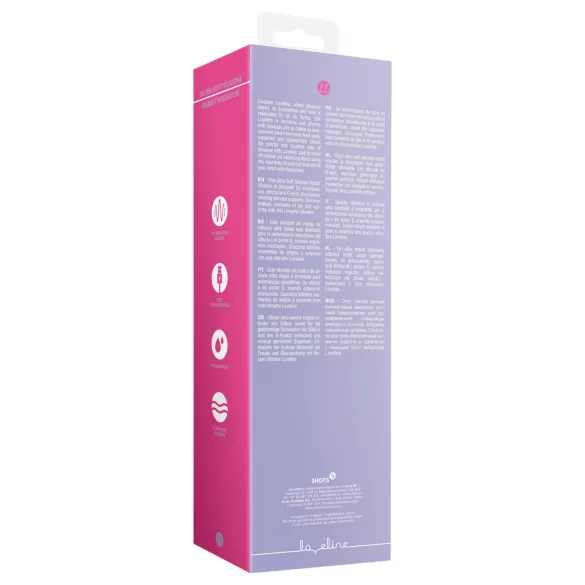 Loveline - akumulatora, zaķīša klitora stimulatora vibrators (rozā)