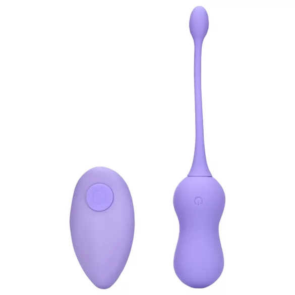 Loveline - bezvadu vibrējošā geišu bumba ar akumulatoru, violeta
