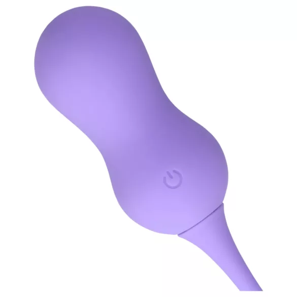 Loveline - bezvadu vibrējošā geišu bumba ar akumulatoru, violeta