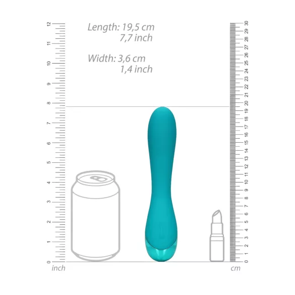 Loveline - uzlādējams G-punkta vibrators, tirkīza krāsa