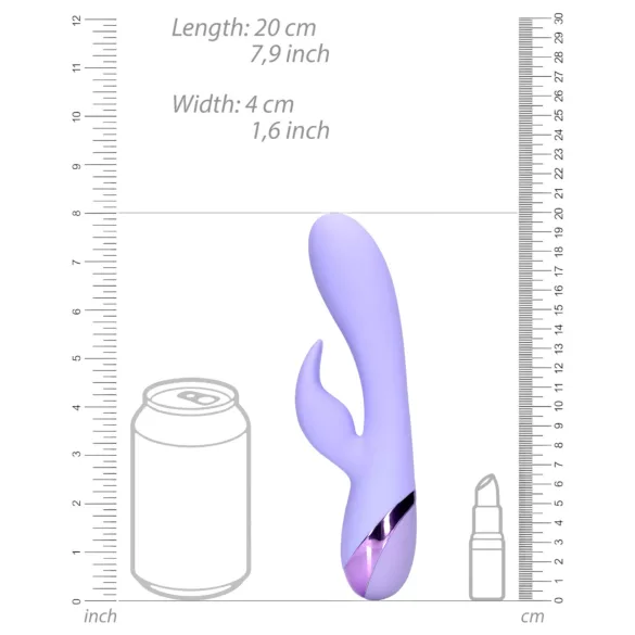 Loveline - uzlādējams vibrators ar truša ausīm klitoram violets