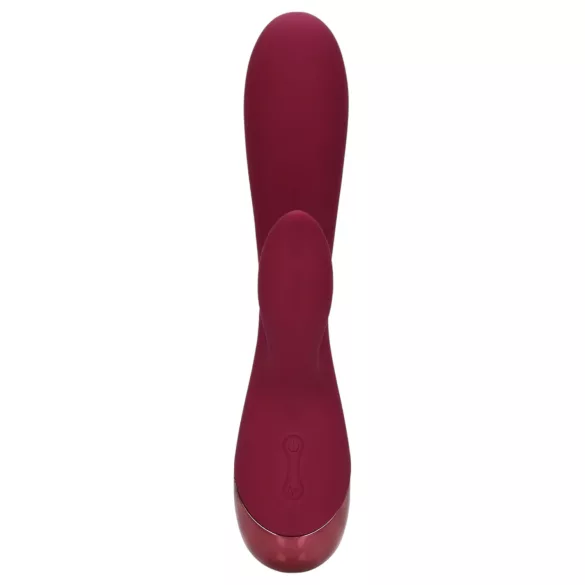 Loveline - uzlādējams vibrators ar klitora stimulatoru sarkans