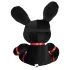 Bondage Rabbit - BDSM maska truša ausīm melna