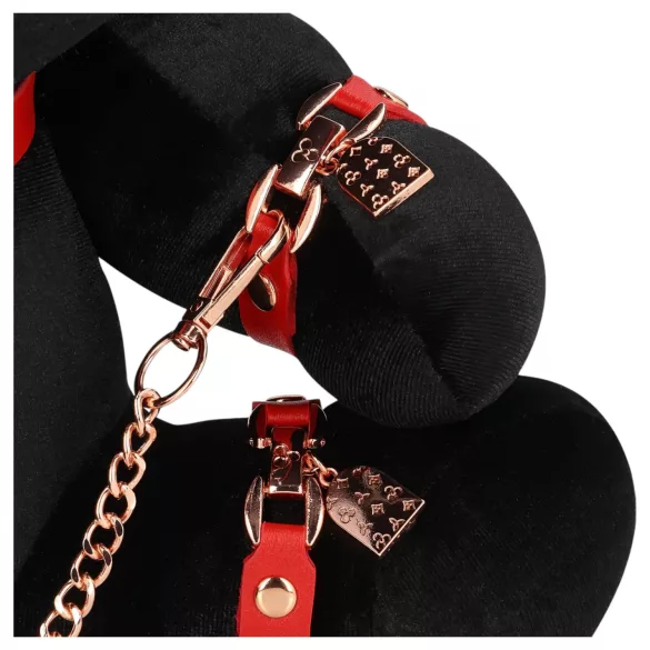 Bondage Rabbit - BDSM maska truša ausīm melna