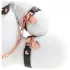 Bondage Rabbit - fetiša maska ar truša ausīm balta