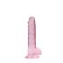 RealRock - dzidrs reālistisks dildo rozā 17 cm
