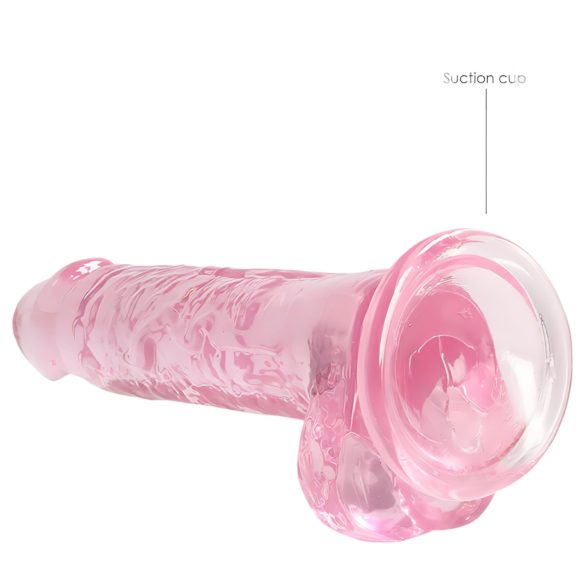 RealRock - dzidrs reālistisks dildo rozā 17 cm