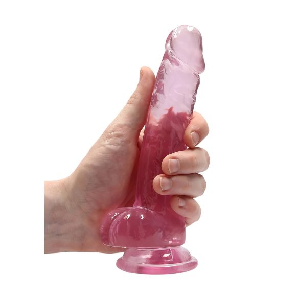 RealRock - dzidrs reālistisks dildo rozā 17 cm