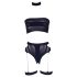 Le Désir Plus Size - 3 daļas apakšveļas komplekts - melns (XL-4XL)