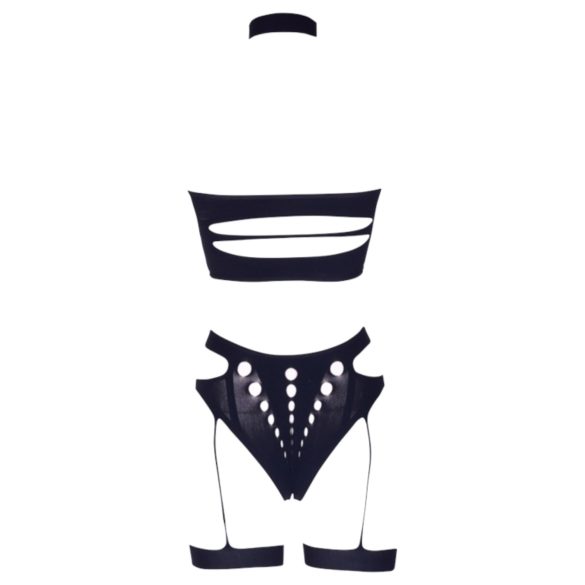 Le Désir plus size sieviešu apakšveļas komplekts, melns, XL-4XL